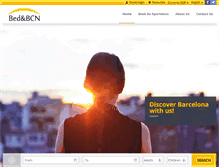 Tablet Screenshot of bedandbcn.com